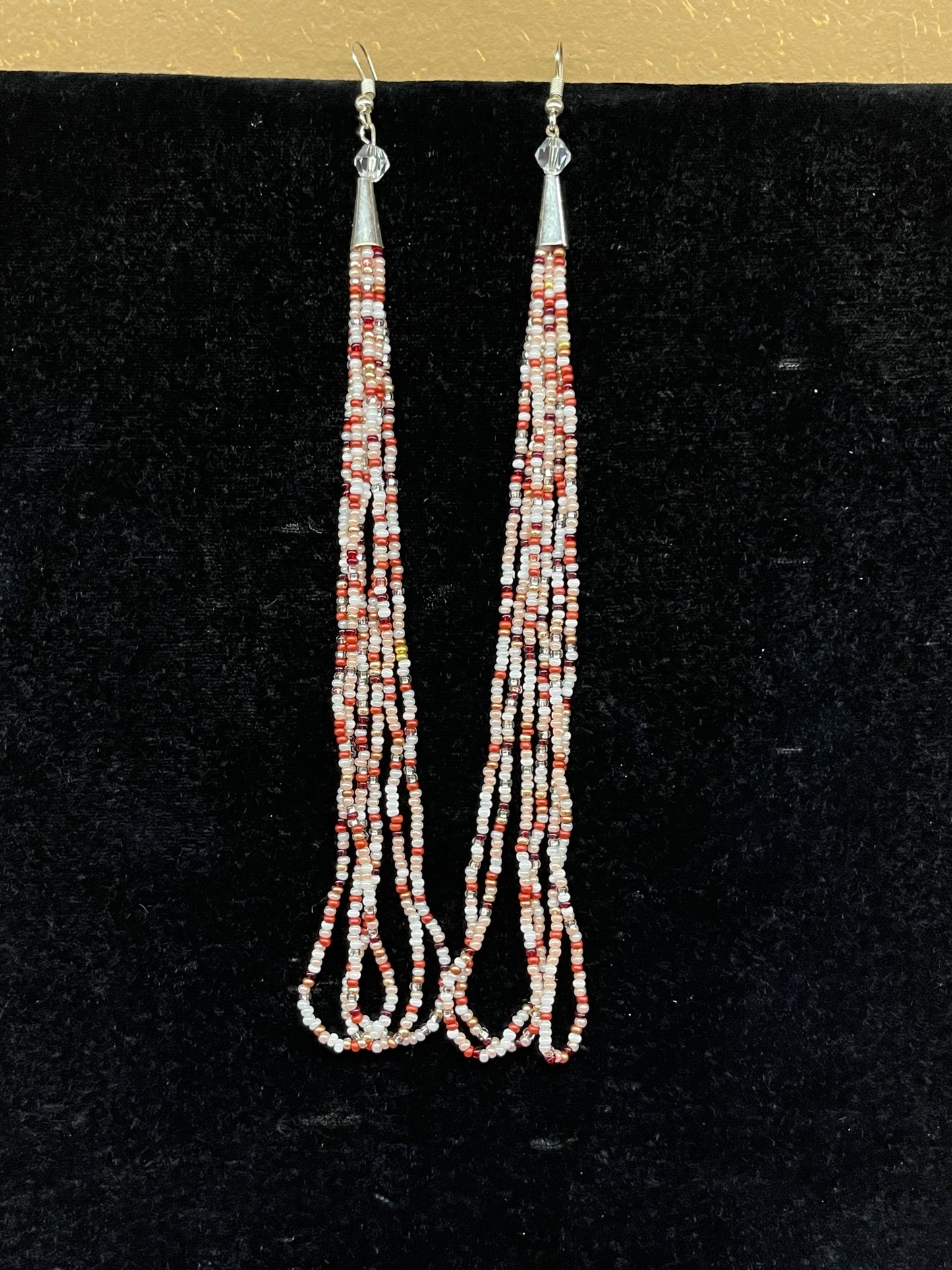 Long Beaded Earrings