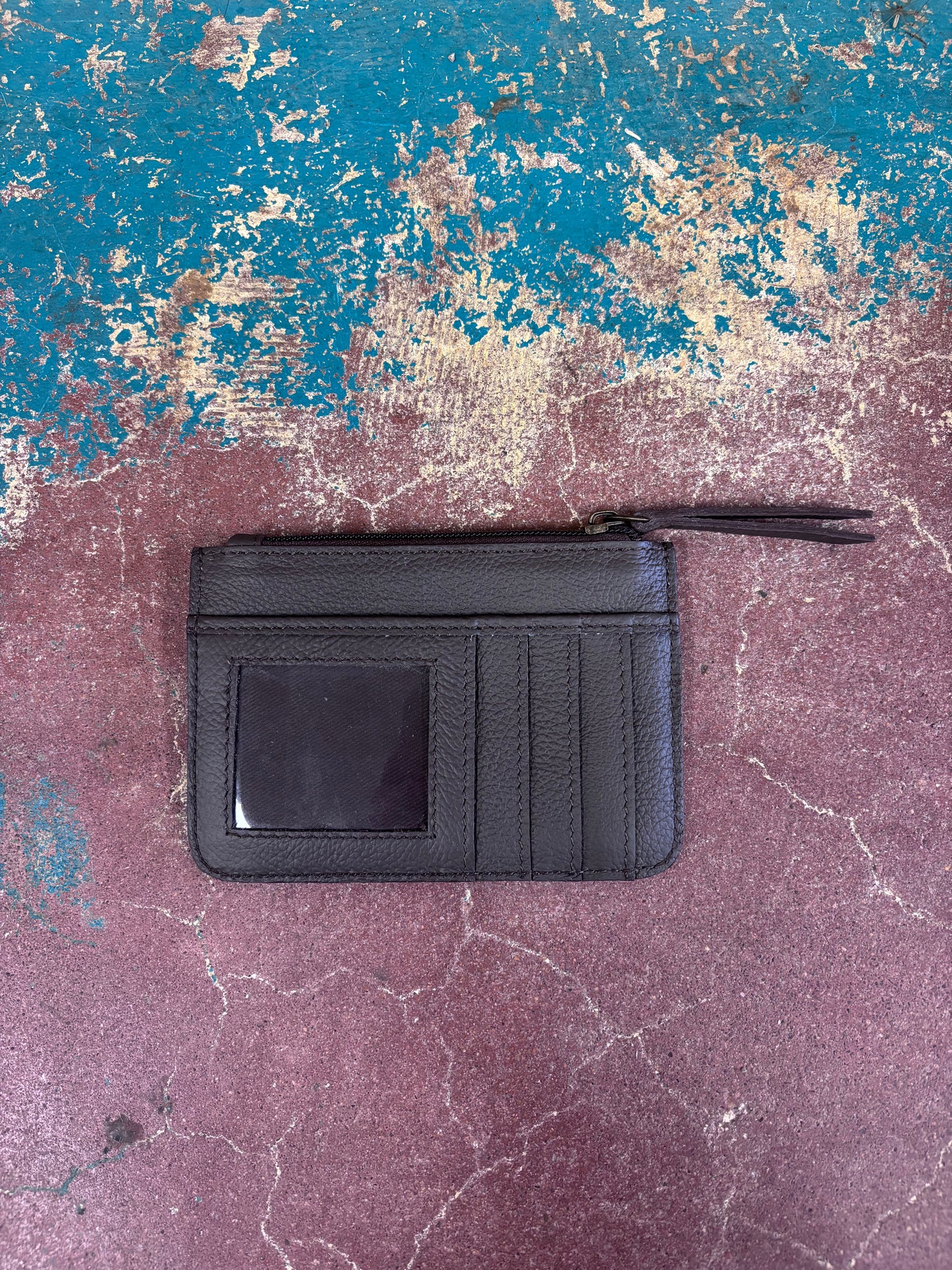 Flower Tooled Leather Wallet