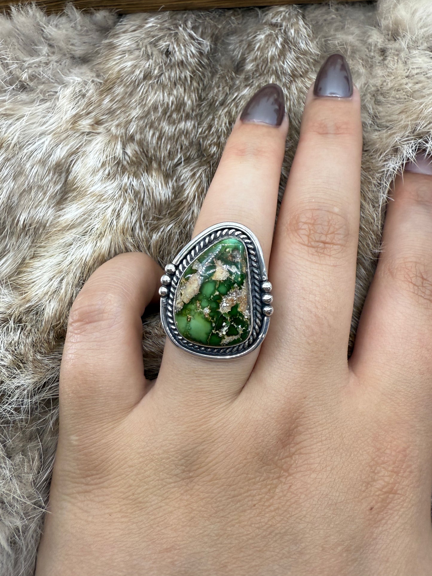 7.0 Sonoran Gold Turquoise Ring