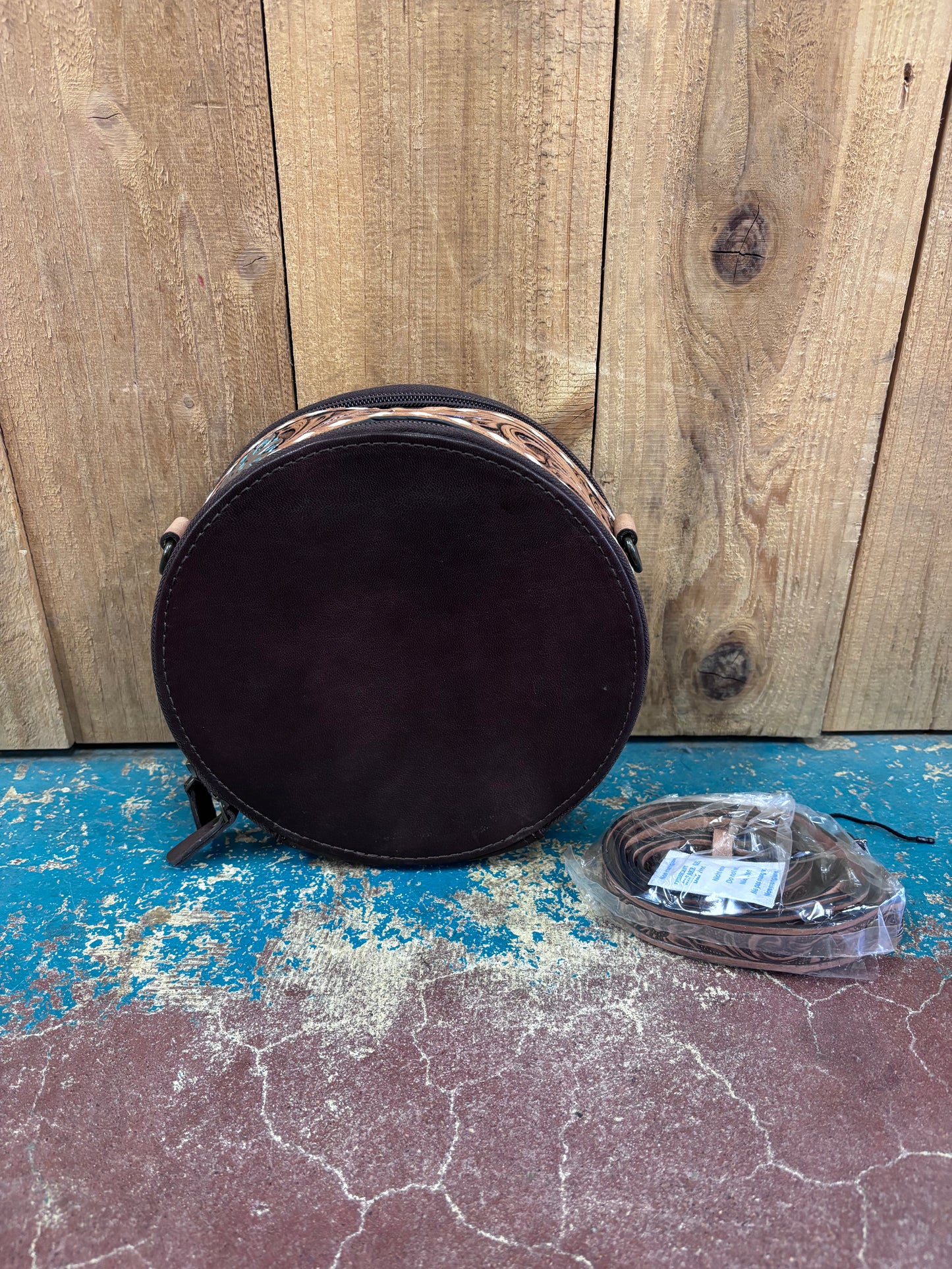 Suit Of Aces Tooled Leather Canteen Purse