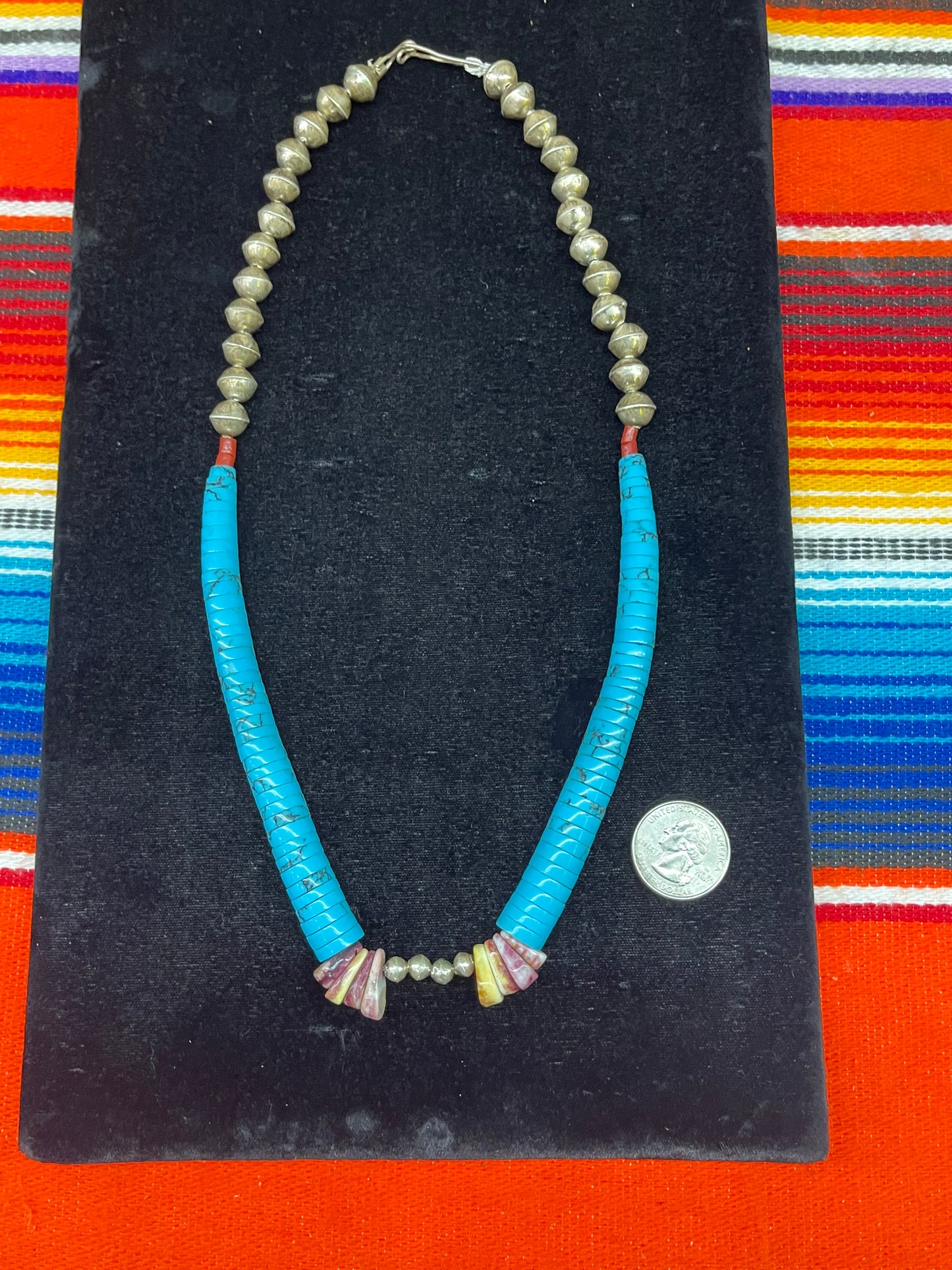 Turquoise Graduated Necklace