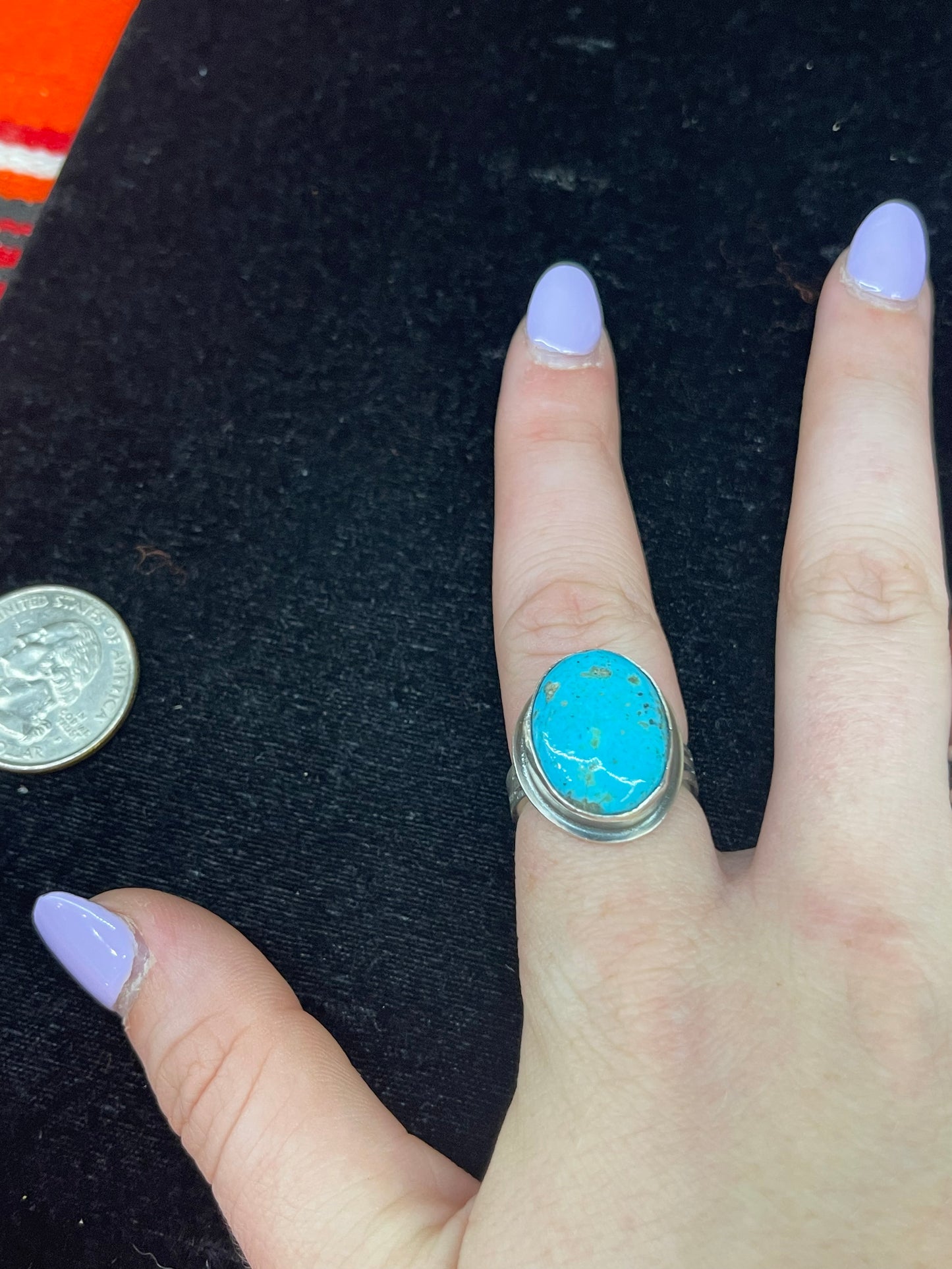 Oval Turquoise Ring