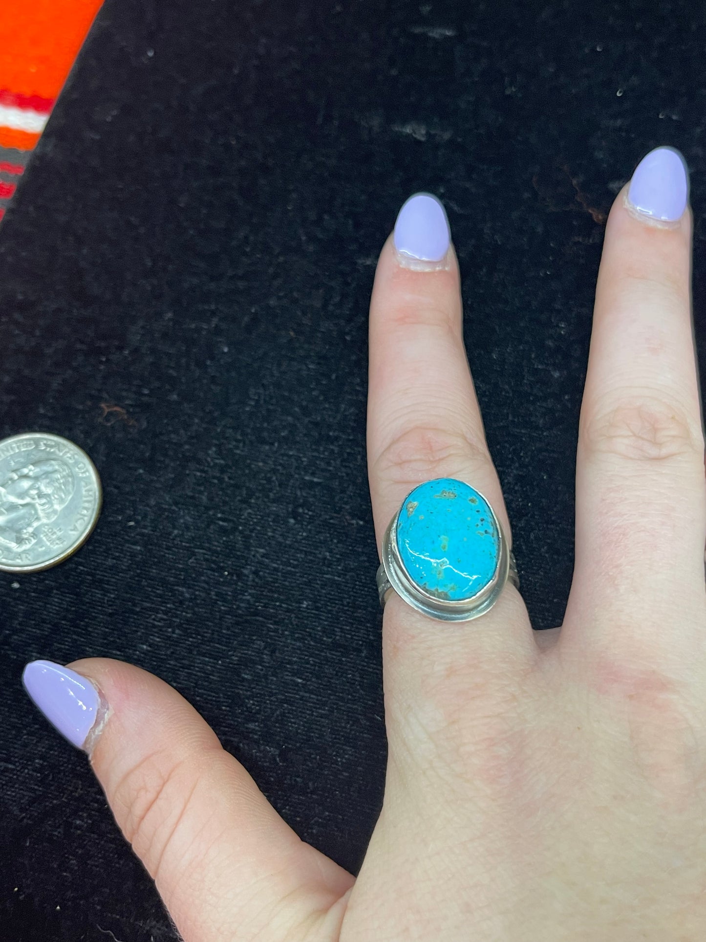 Oval Turquoise Ring