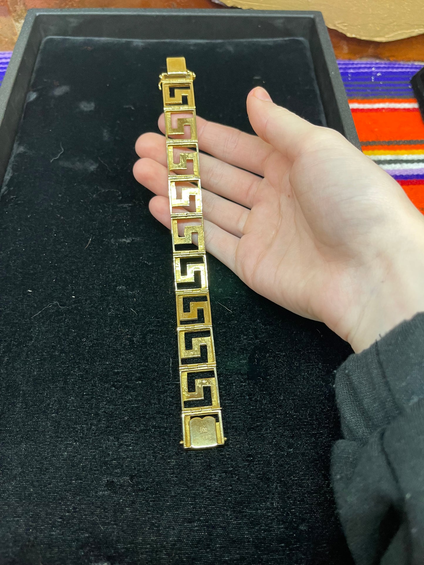 18k Gold Heavy Bracelet