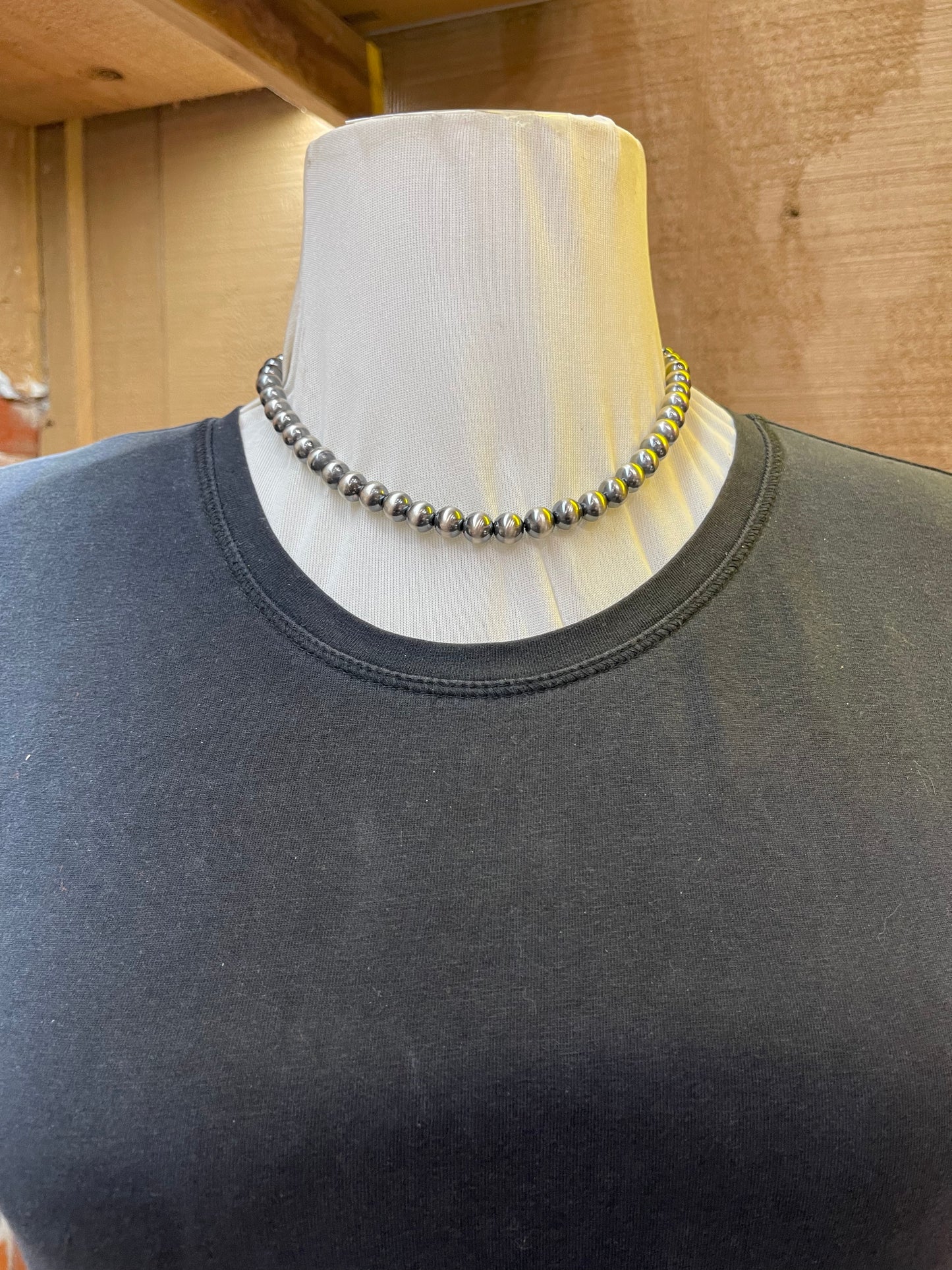8mm Navajo Pearl Necklace