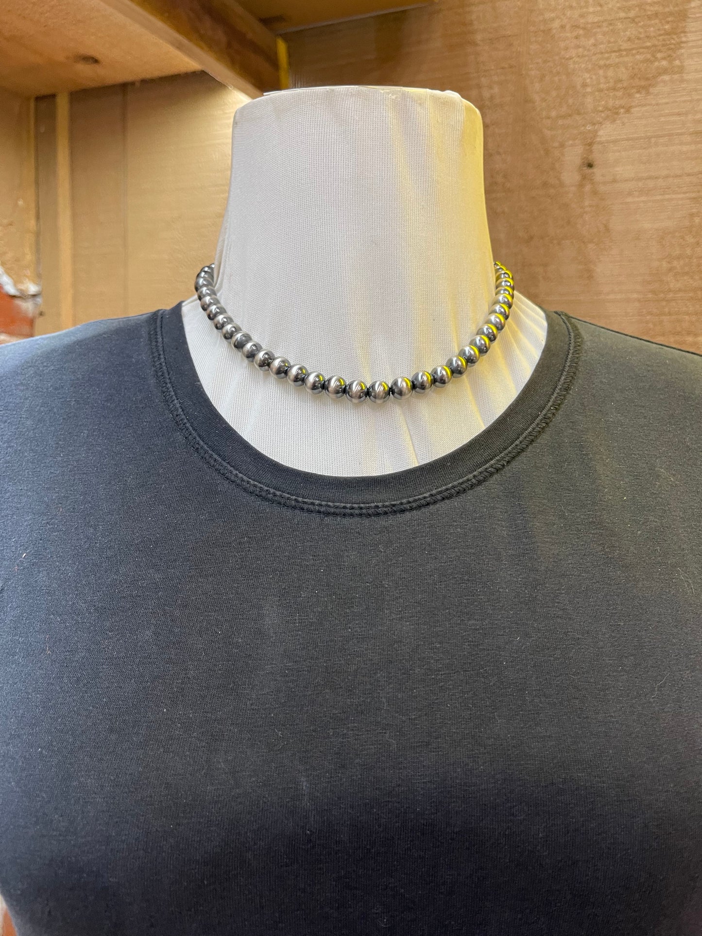 8mm Navajo Pearl Necklace