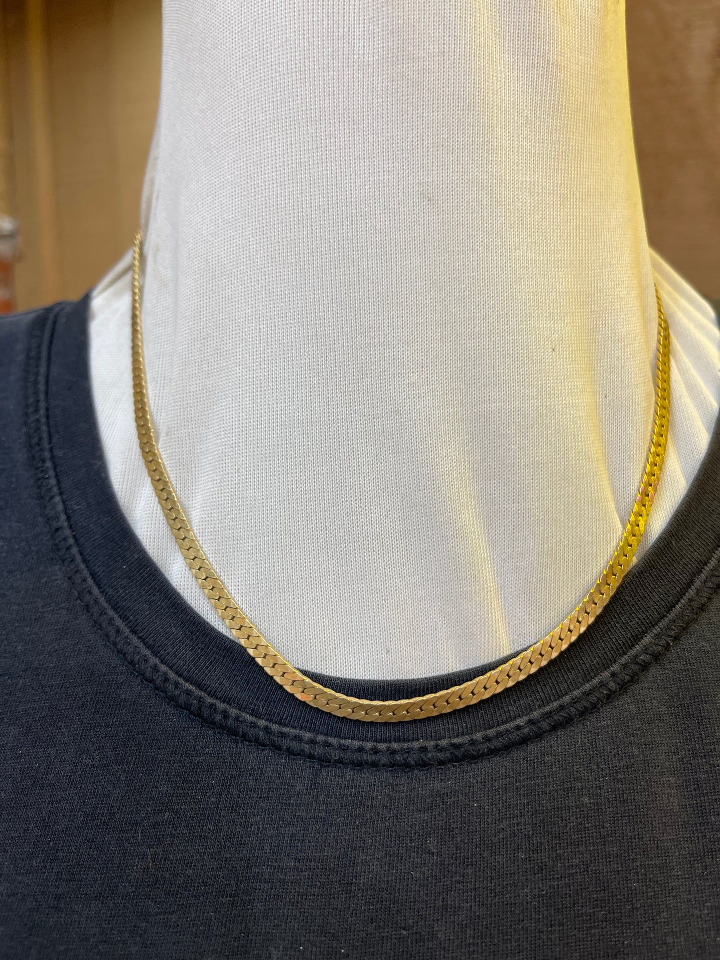 14k Solid Gold Chain Necklace