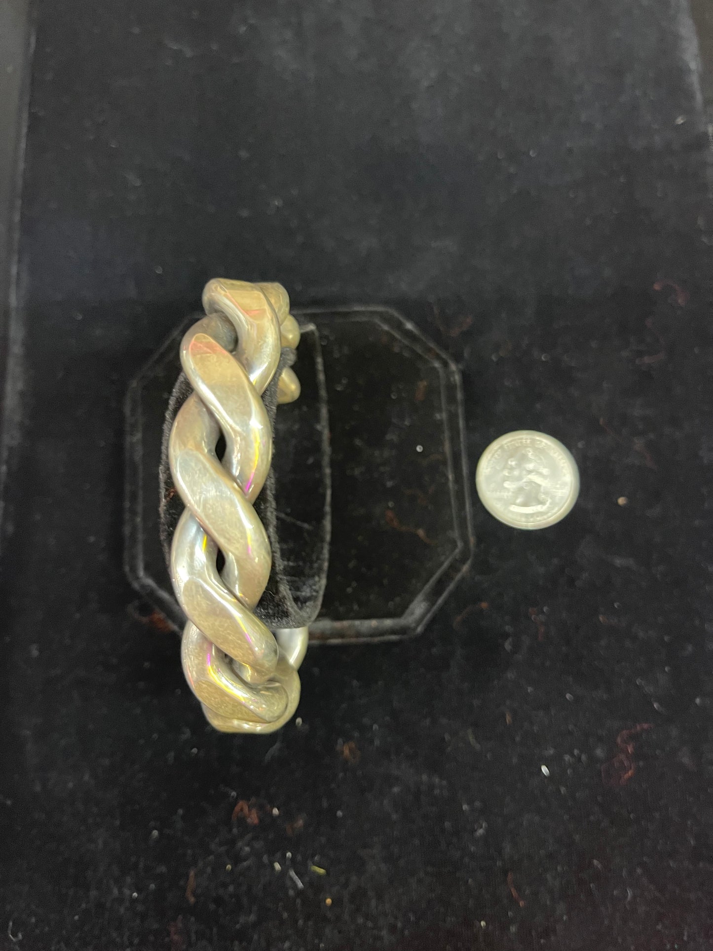 Heavy Twisted Sterling Silver Cuff