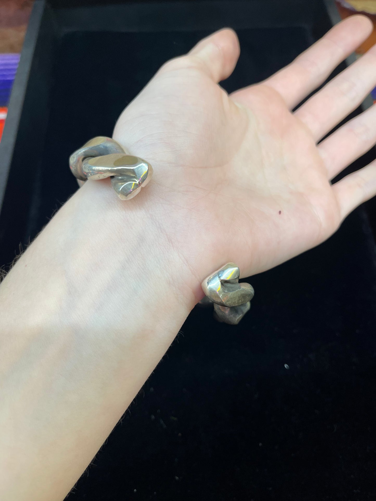 Heavy Twisted Sterling Silver Cuff