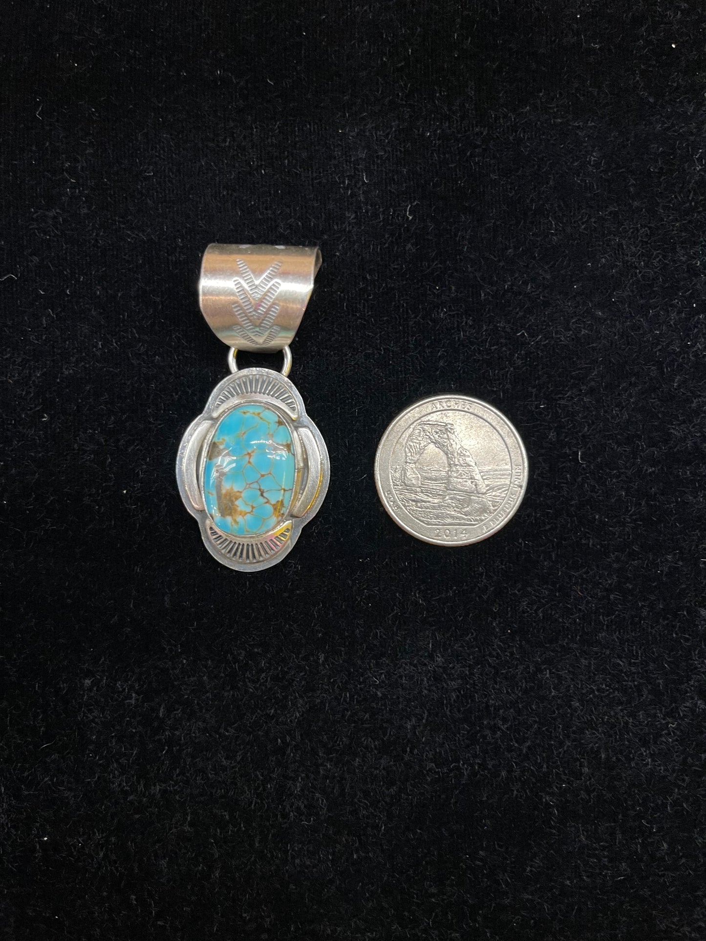 Kingman Turquoise Pendant