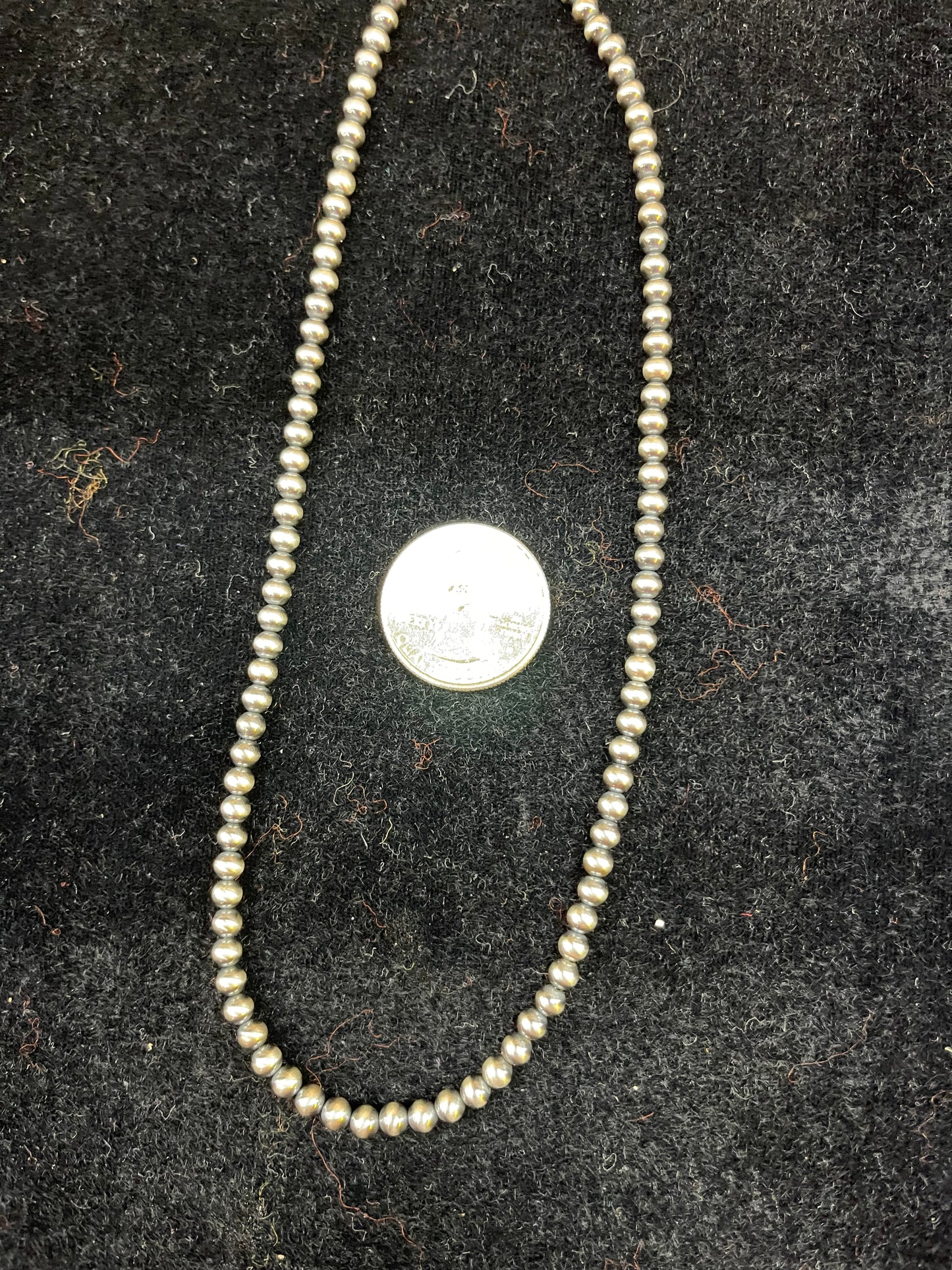 16" 4mm Navajo Pearls