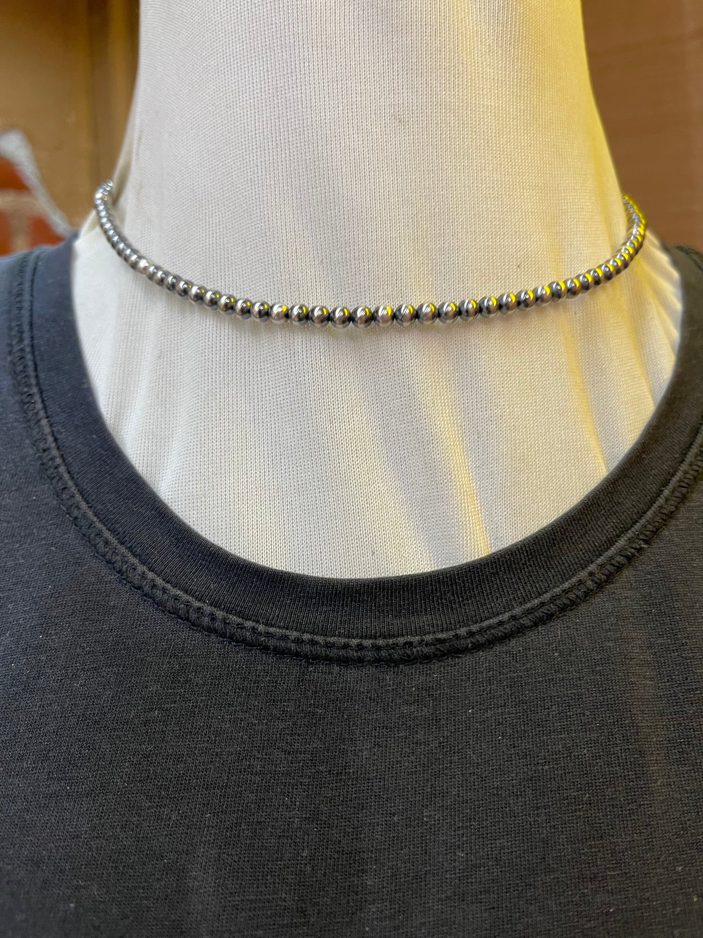 16" 4mm Navajo Pearls