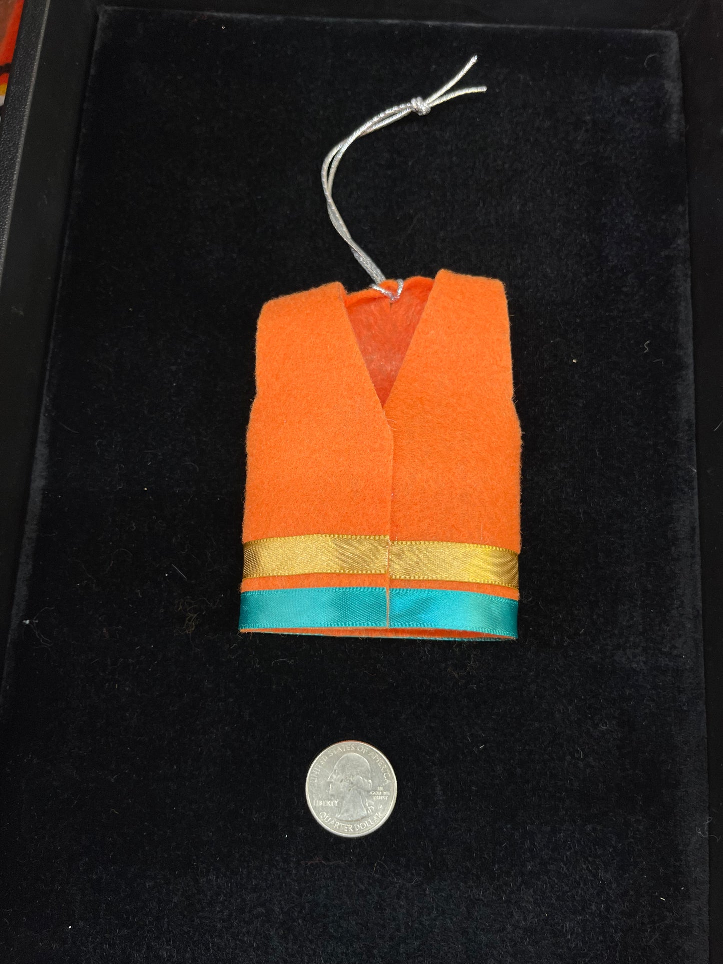 Osage Made Vest Ornaments