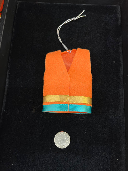 Osage Made Vest Ornaments