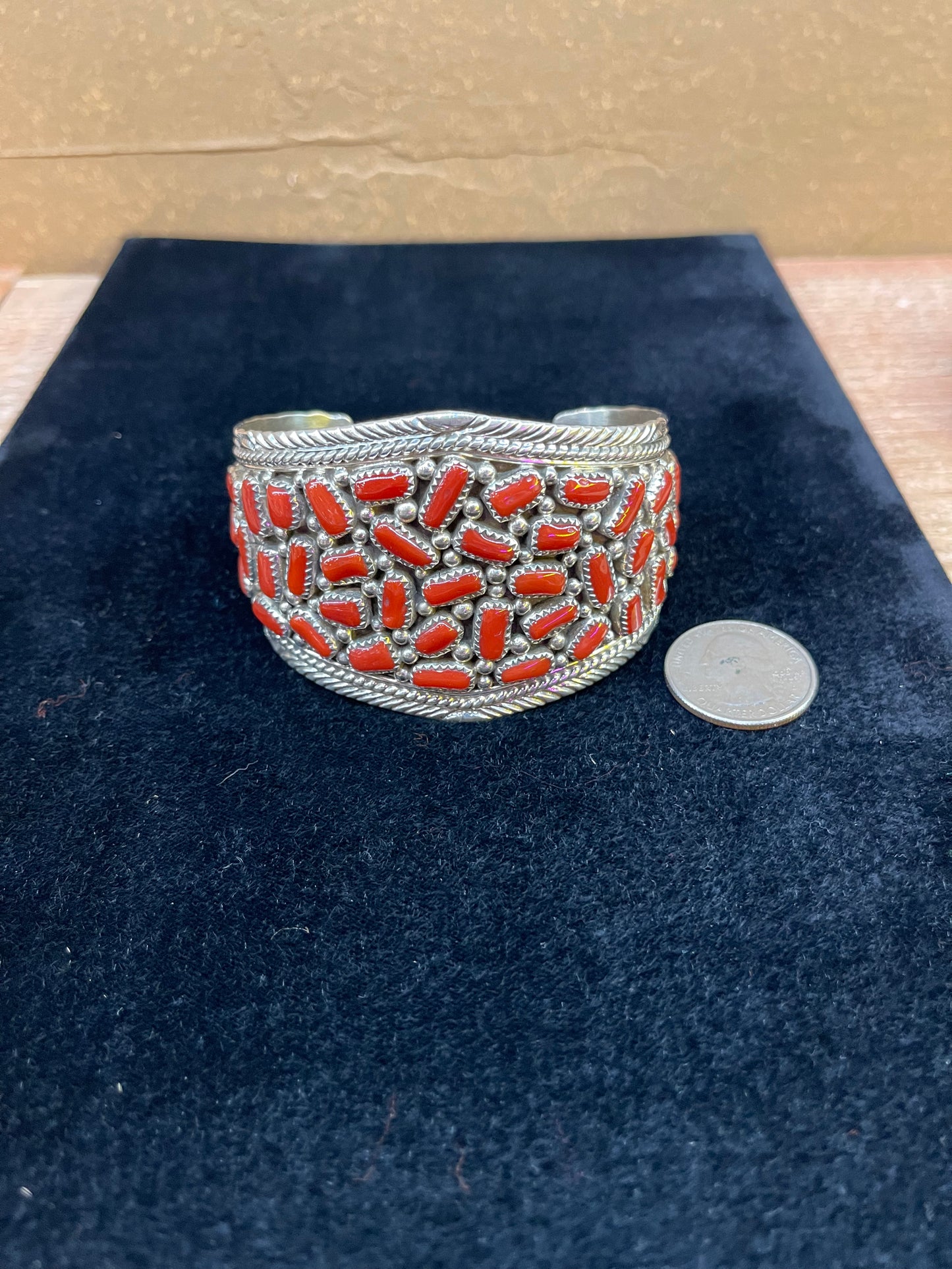 Red Coral Cuff