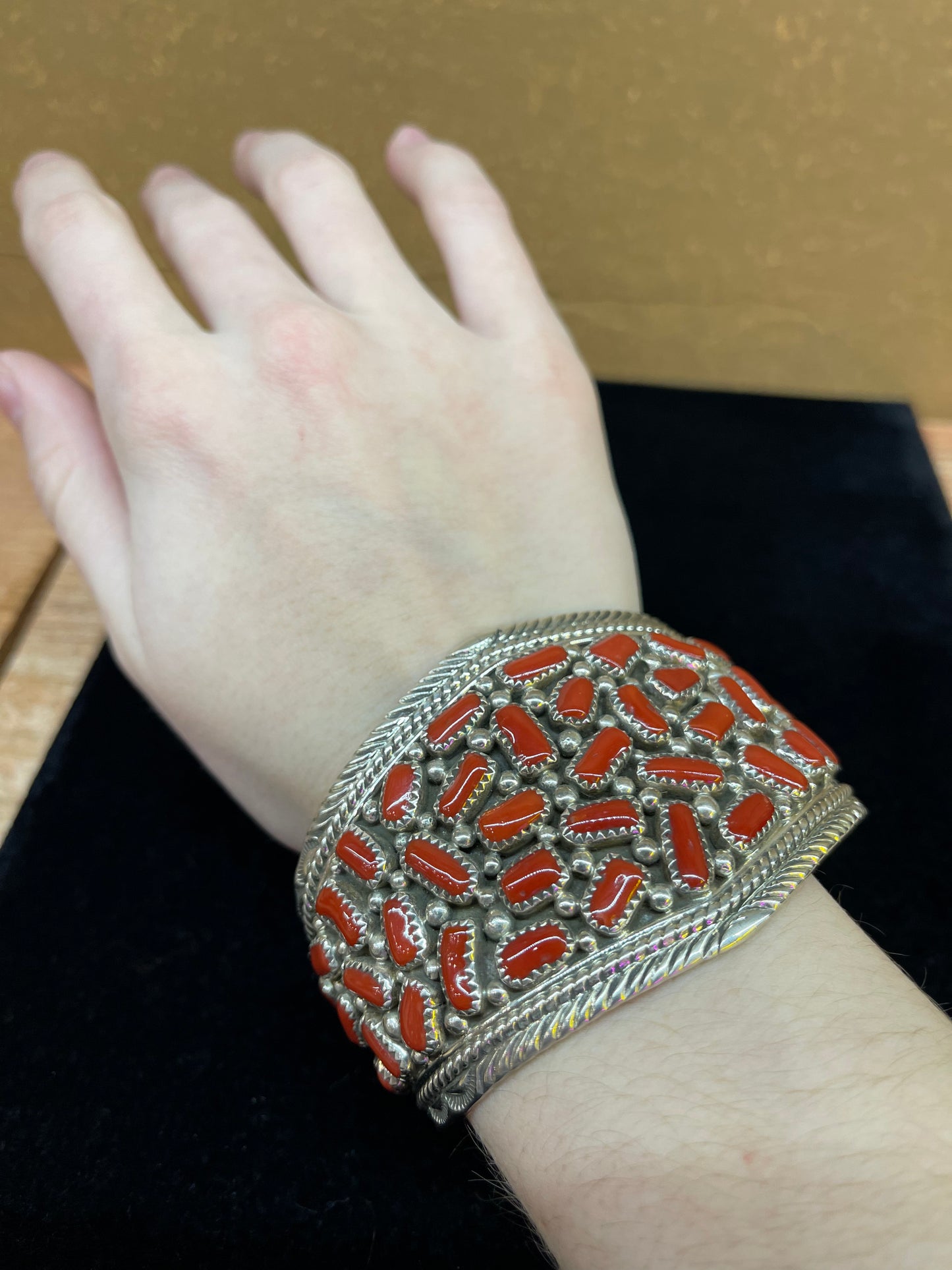 Red Coral Cuff