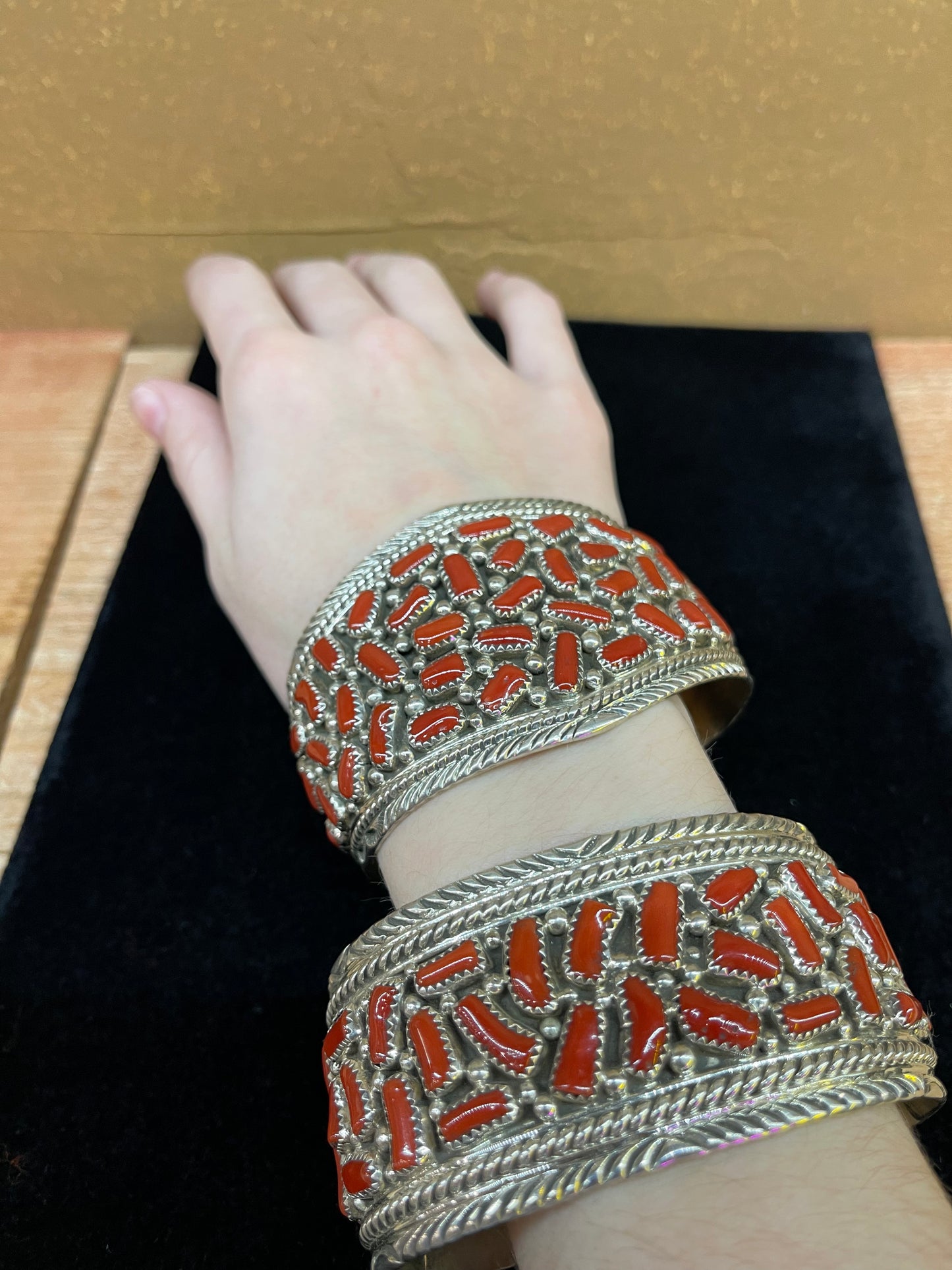 Red Coral Cuff