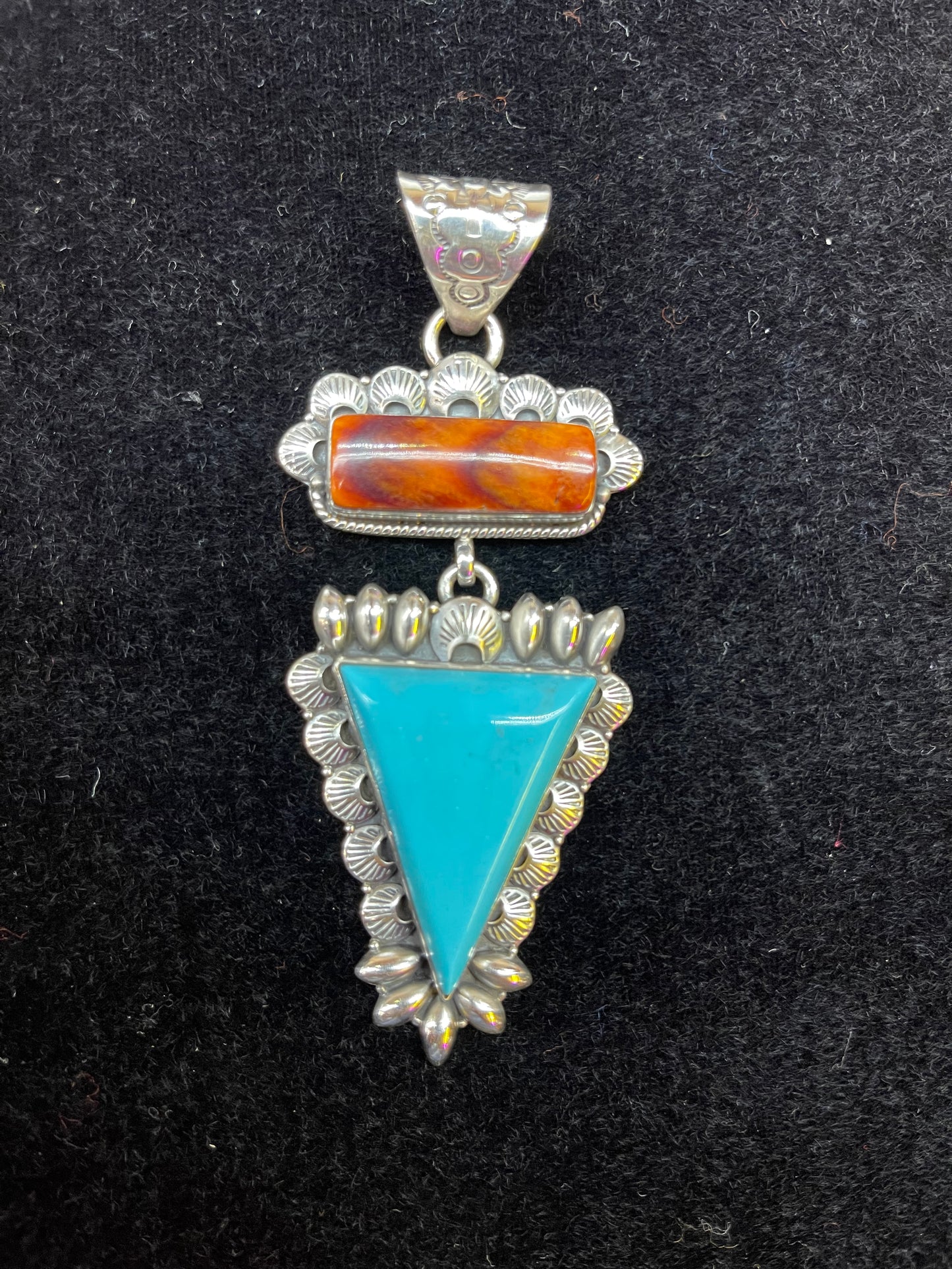 Spiny and Turquoise Pendant