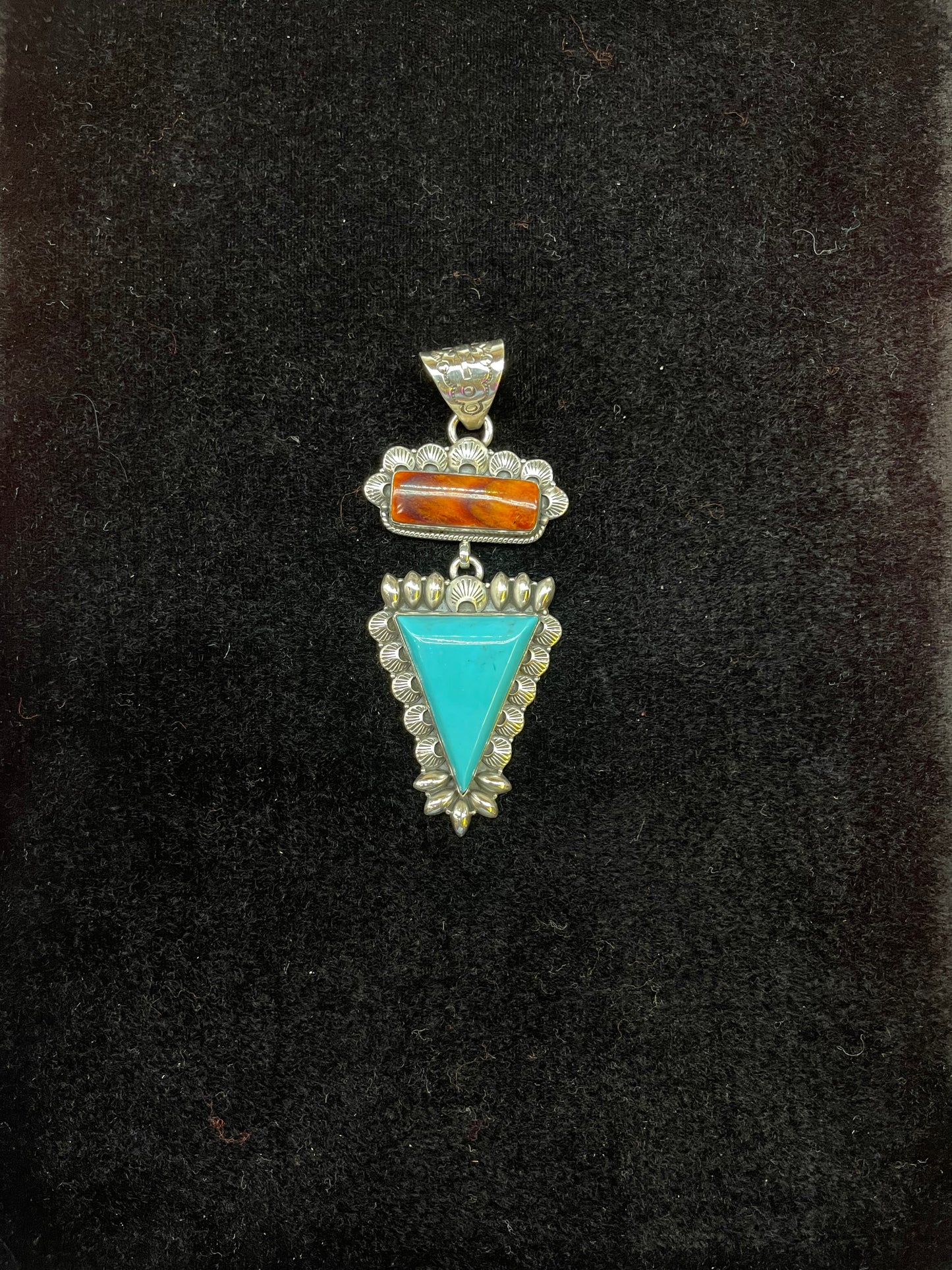 Spiny and Turquoise Pendant