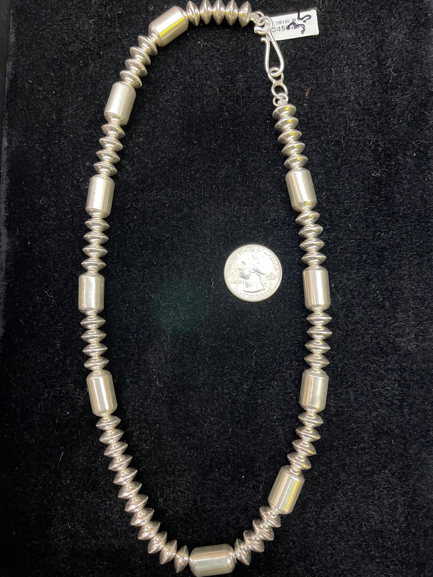 Hand Made 20" 10mm Navajo Pearls Necklace