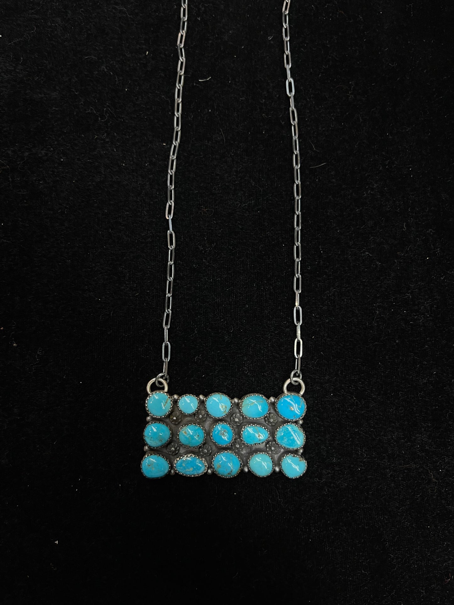 20” Natural Sleeping Beauty Turquoise Necklace