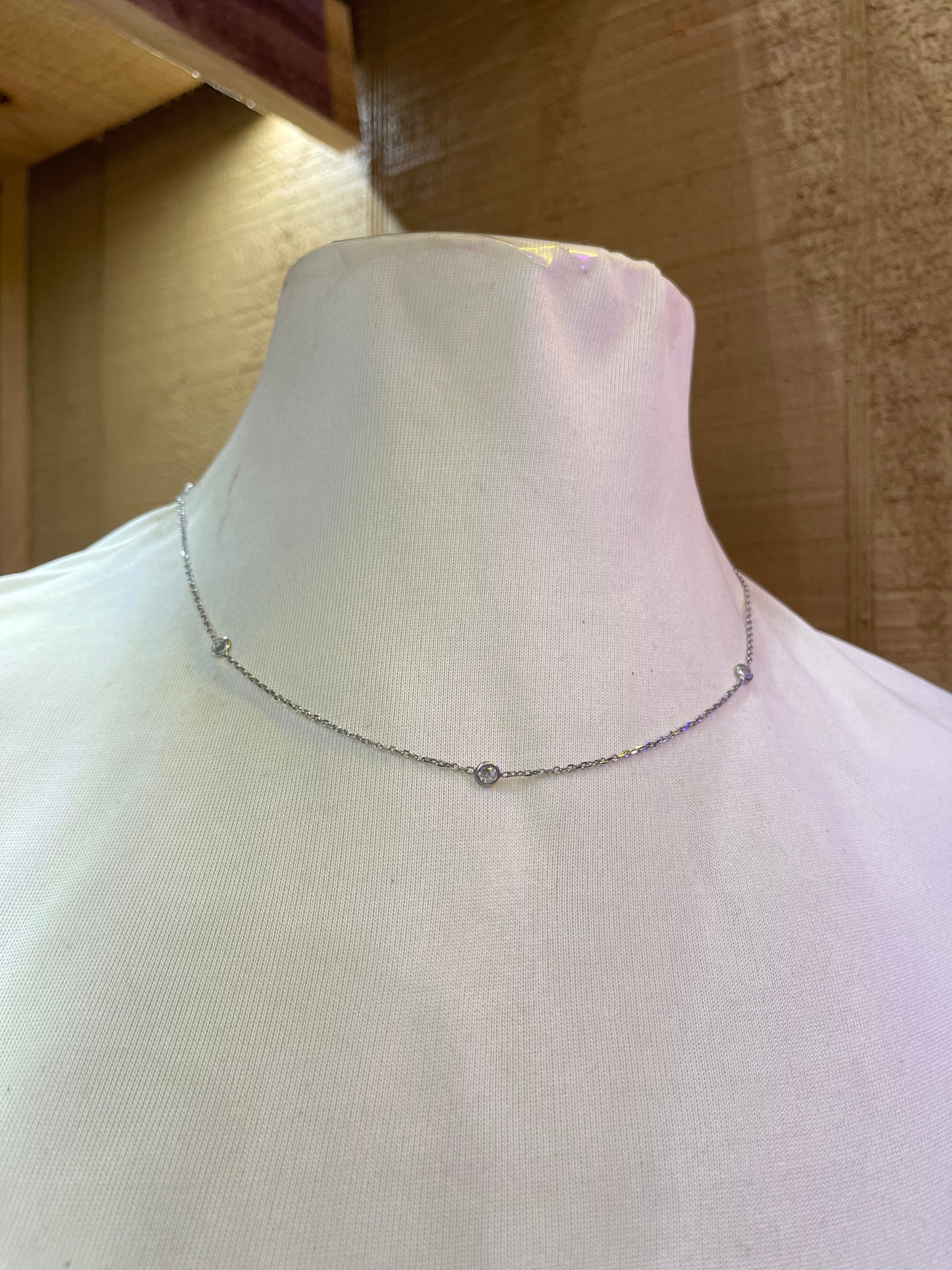 17” Cubic Zirconia Necklace