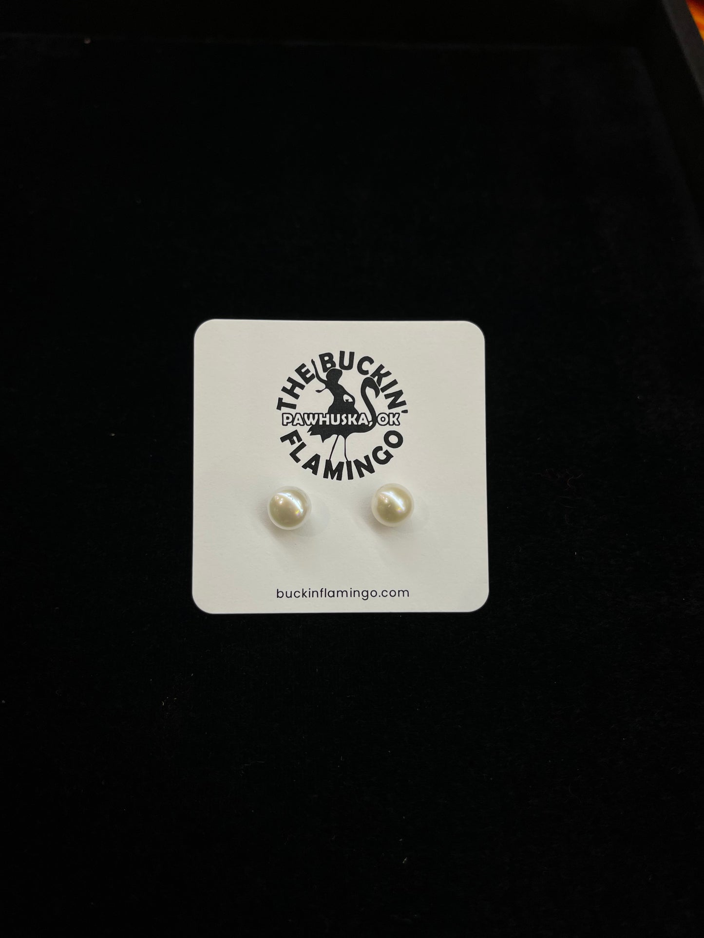 7mm Freshwater Pearl Post Earrings