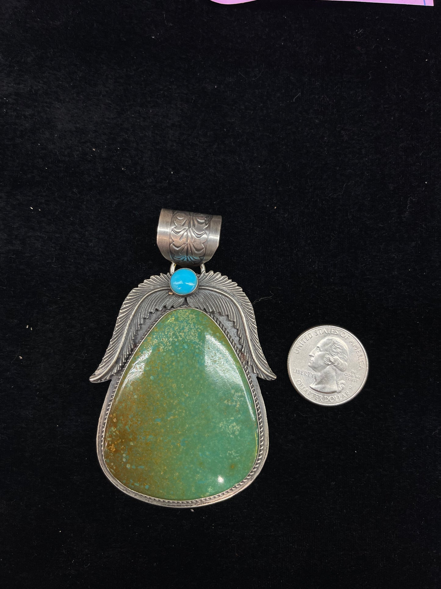 Royston Turquoise & Sleeping Beauty Turquoise Pendant