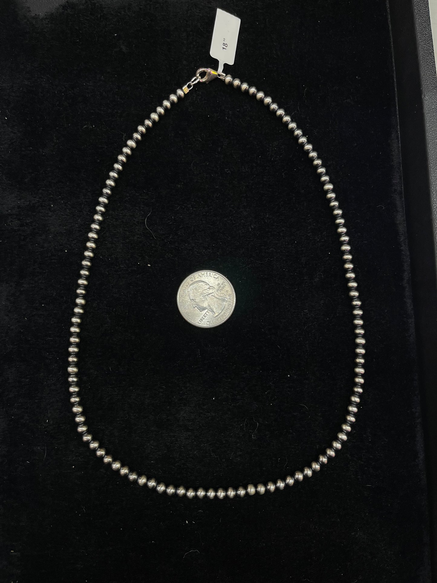 18” 4mm Navajo Pearls