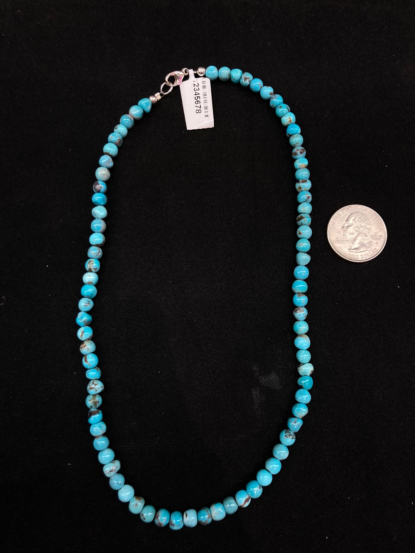 16” #8 Turquoise Necklace