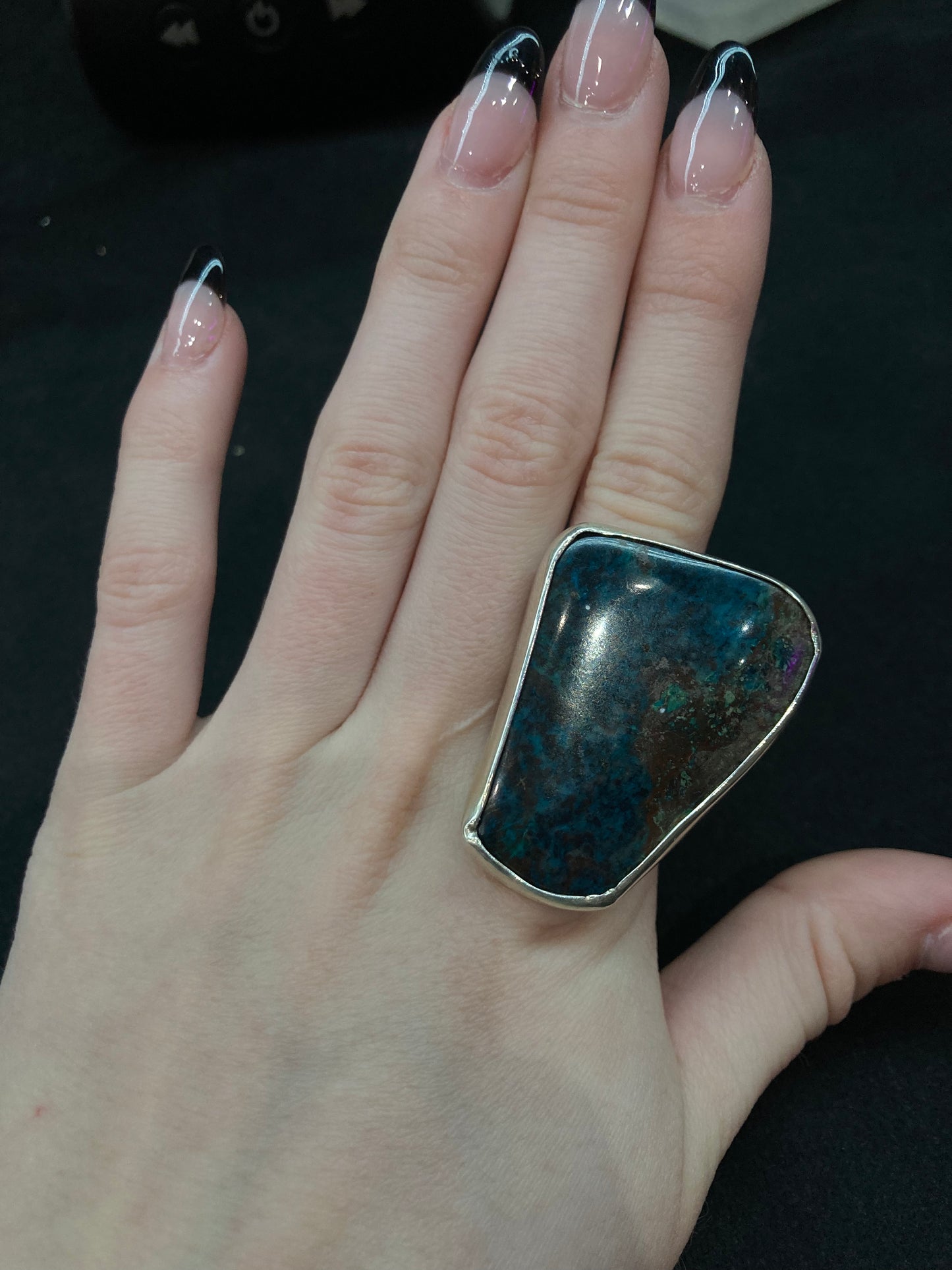 10.0 Heavy Turquoise Ring