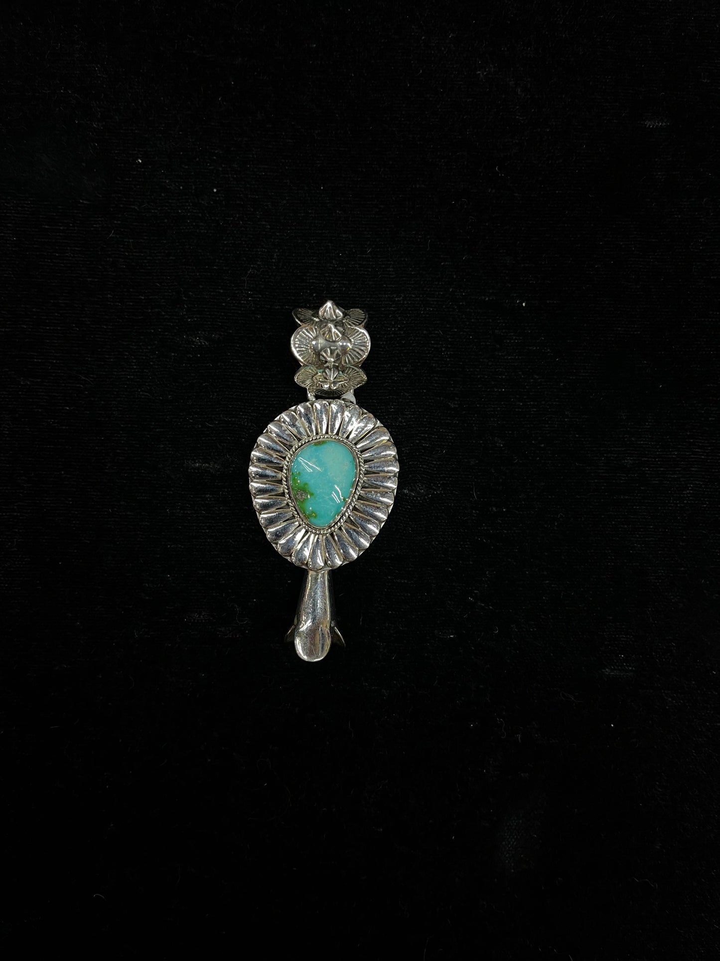 Sonoran Gold Turquoise Blossom Pendant