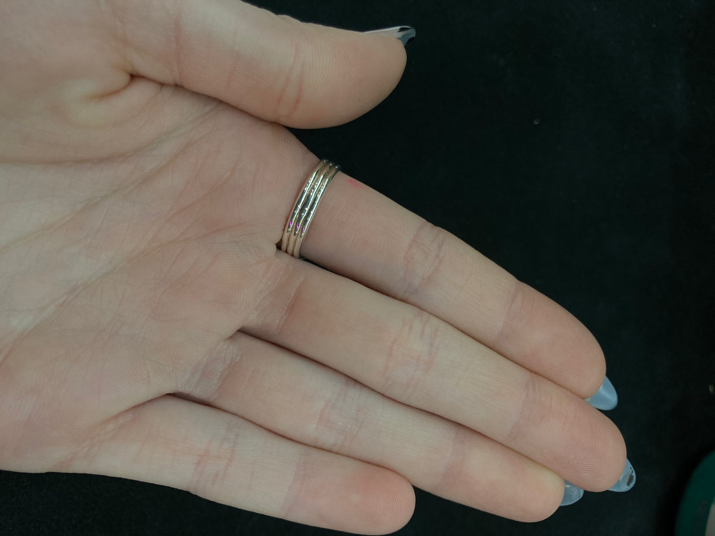 6.5 Turquoise Tear Drop Ring