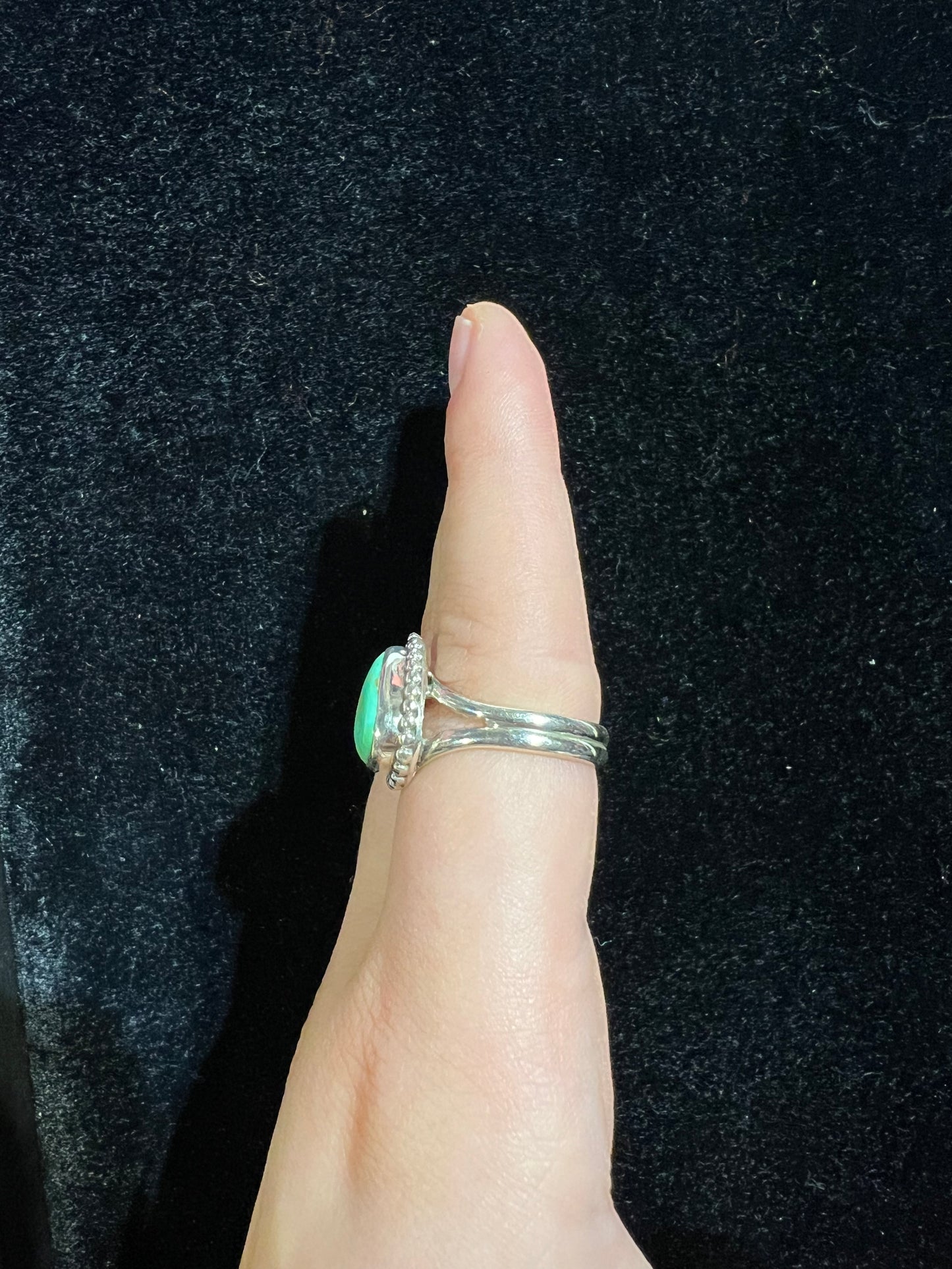 Size 6.5 Pixie Green Turquoise Ring