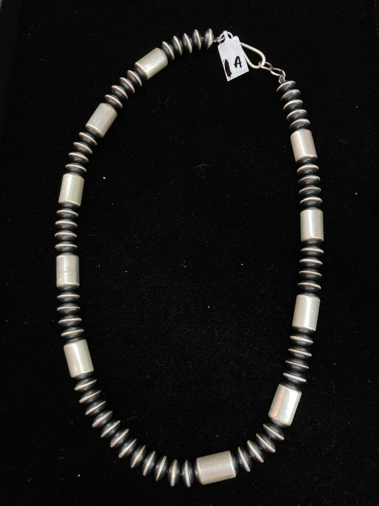 20" 10mm Navajo Saucer Pearls by Crystal Haley