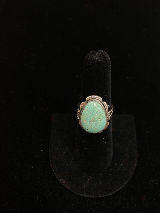 6.5 Simple Turquoise Ring