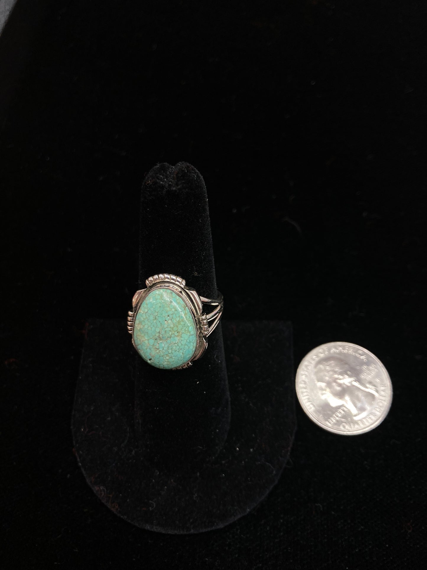 6.5 Simple Turquoise Ring