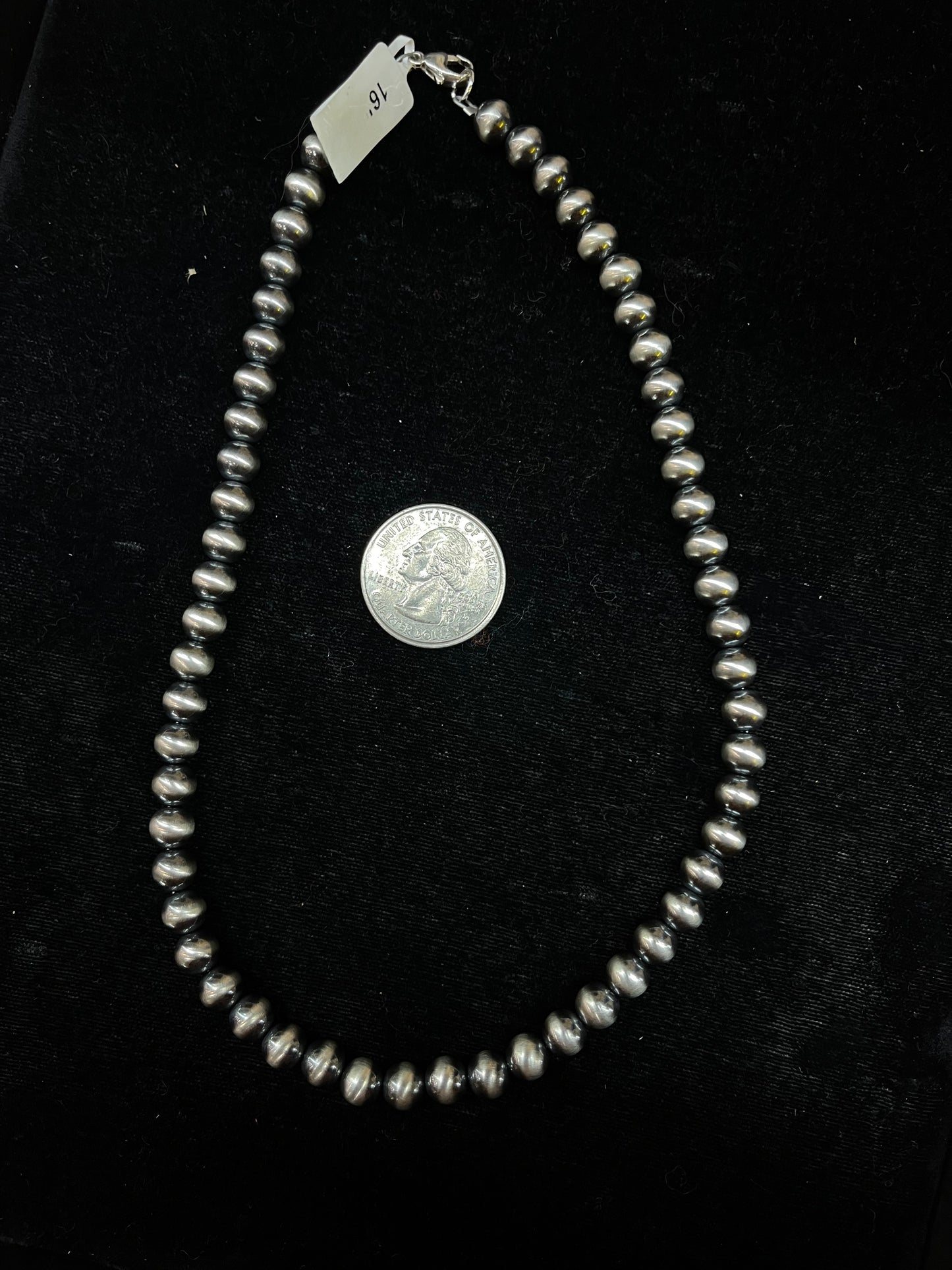 16” 7mm Navajo Pearl Necklace