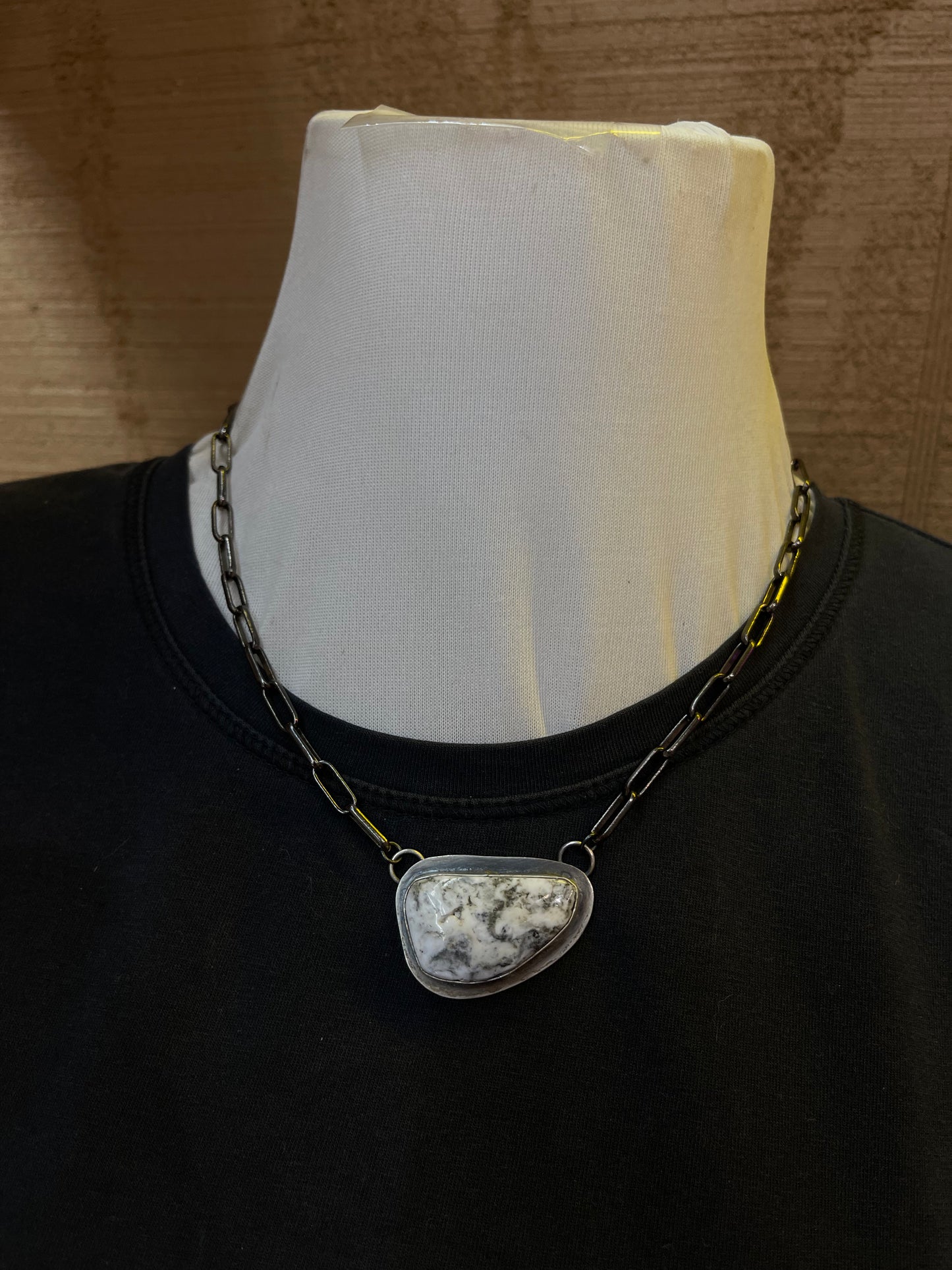 White Buffalo Necklace by Zia