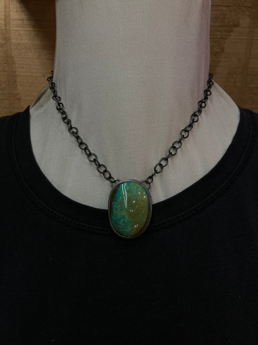 18" Royston Turquoise Necklace by Zia