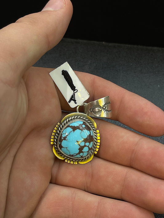 Egyptian Turquoise Pendant by J. Nelson