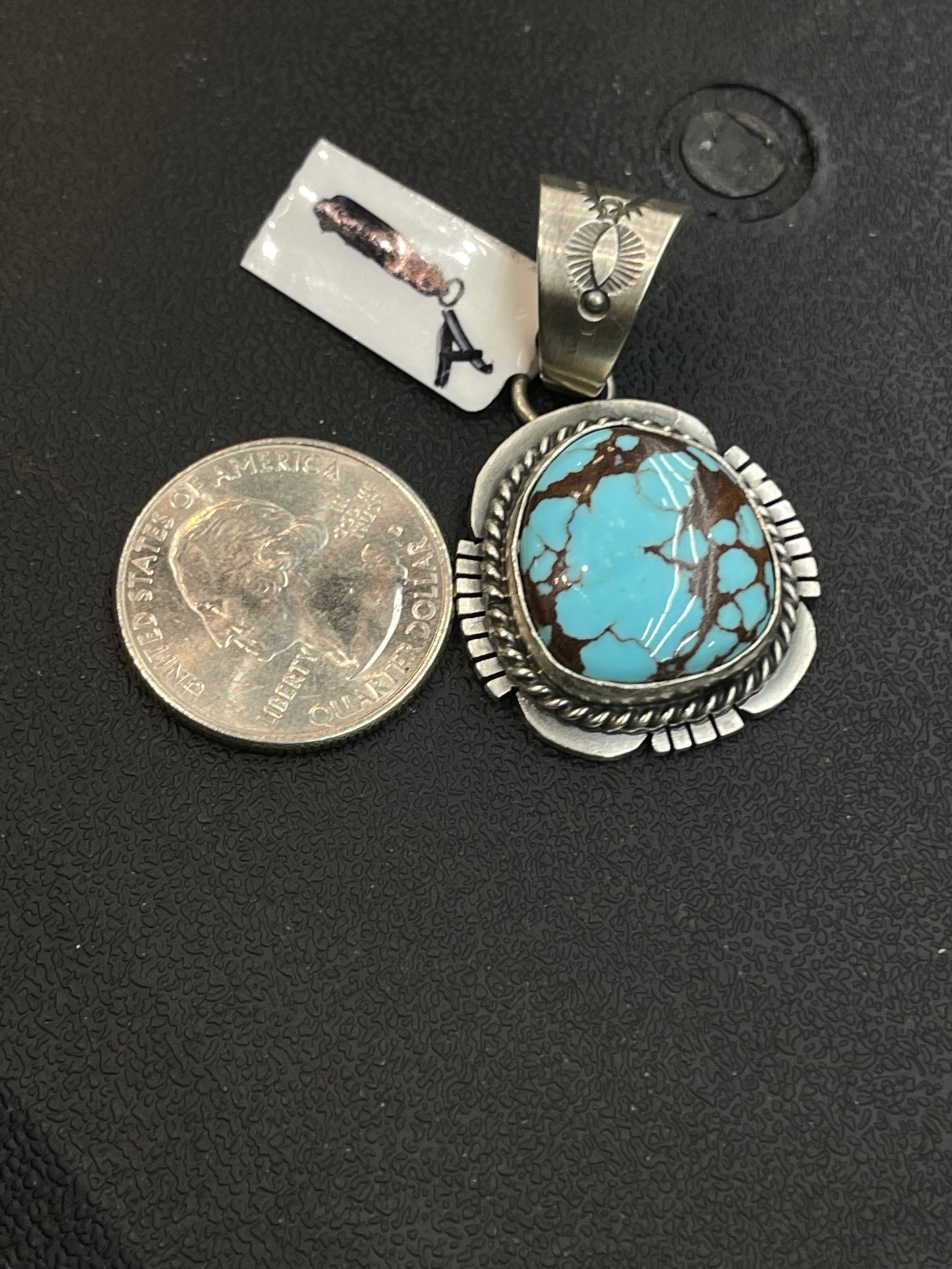 Egyptian Turquoise Pendant by J. Nelson