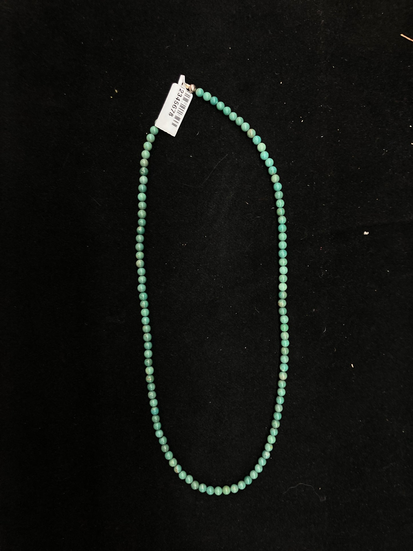 18” 4mm Turquoise Bead Necklace