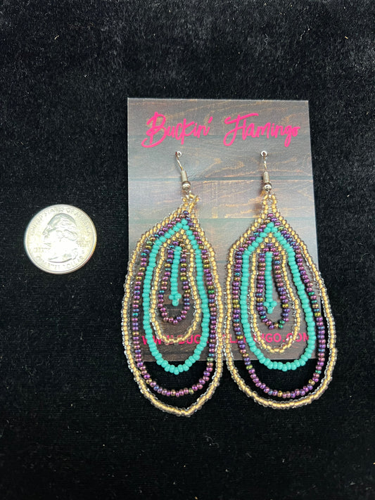 Beaded Dangle Earrings