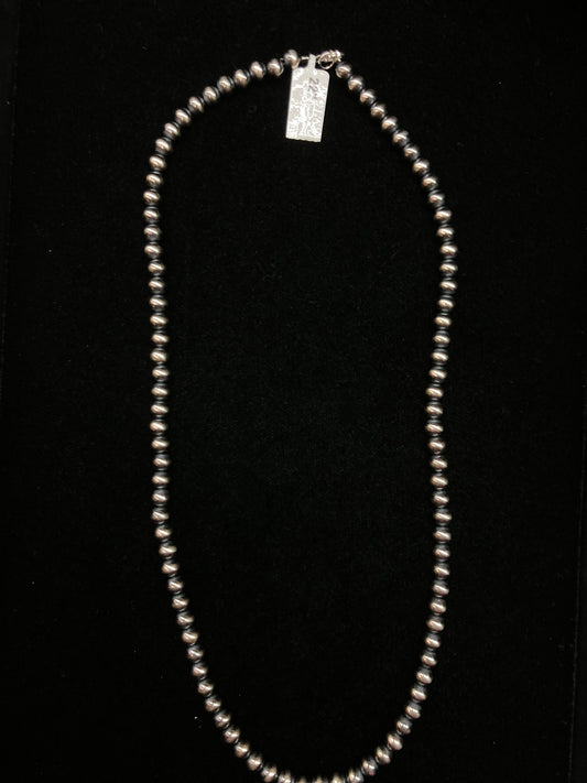 22" 6mm Navajo Pearls