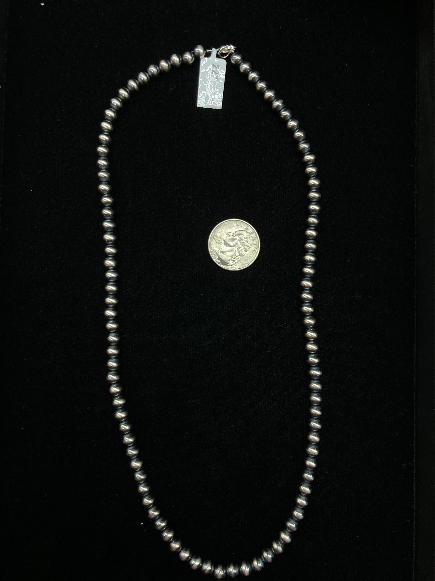 22" 6mm Navajo Pearls