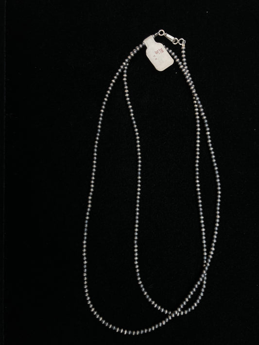 36" 3mm Navajo Pearls Necklace