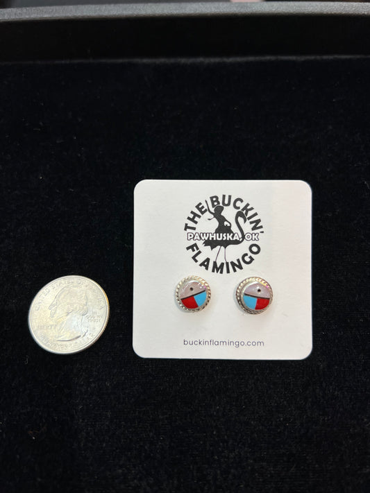 Zuni Sunface Post Earrings