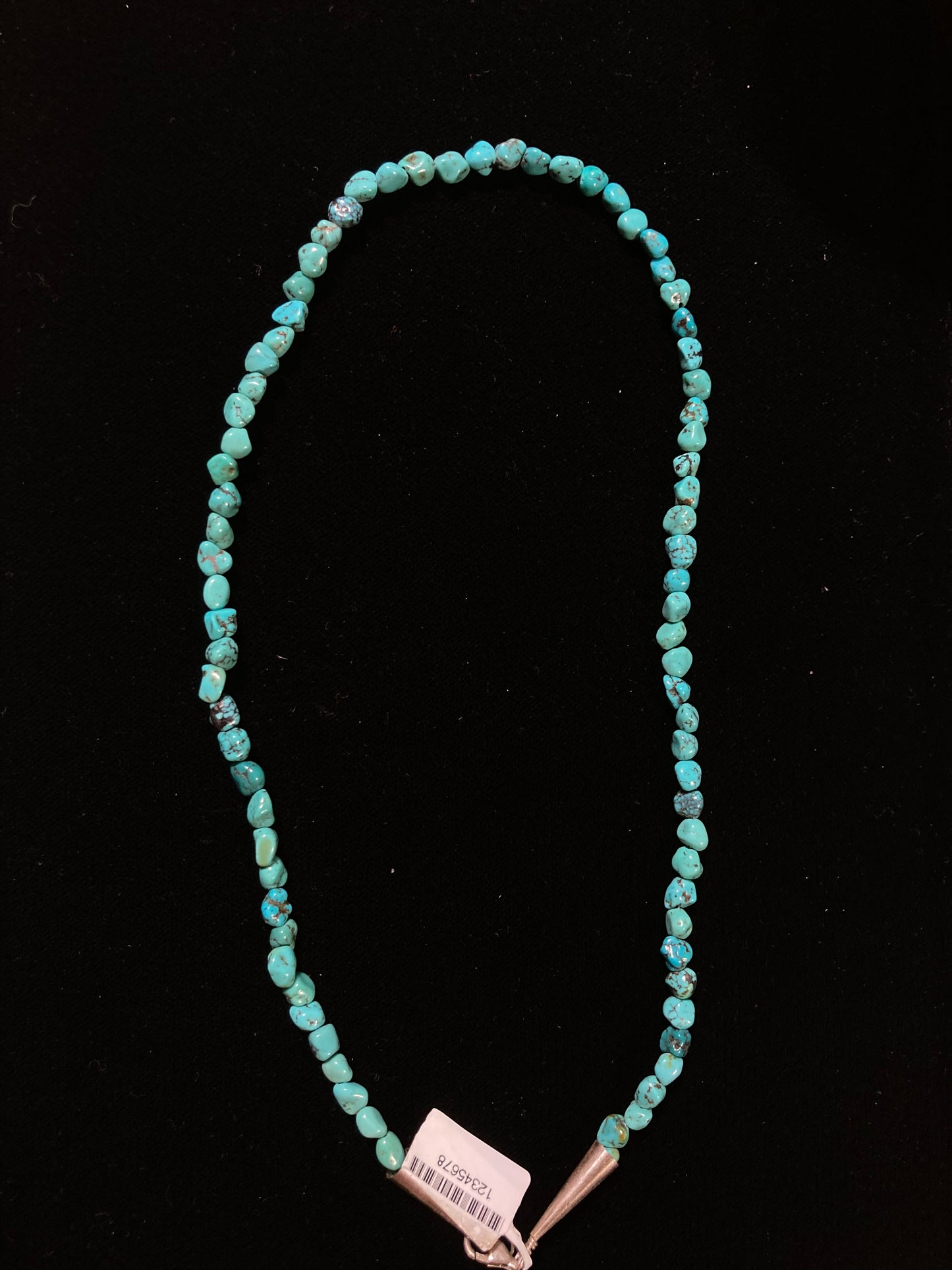 19” Kingman Turquoise Nugget Necklace