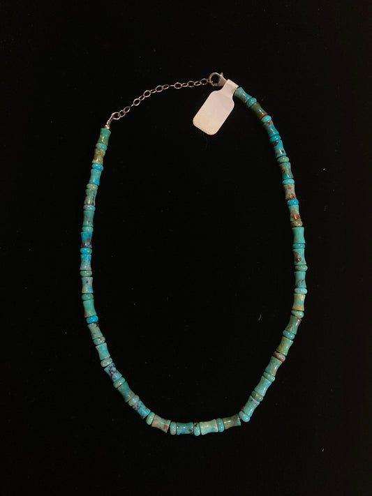 16” Bamboo Cut Magnesite Necklace